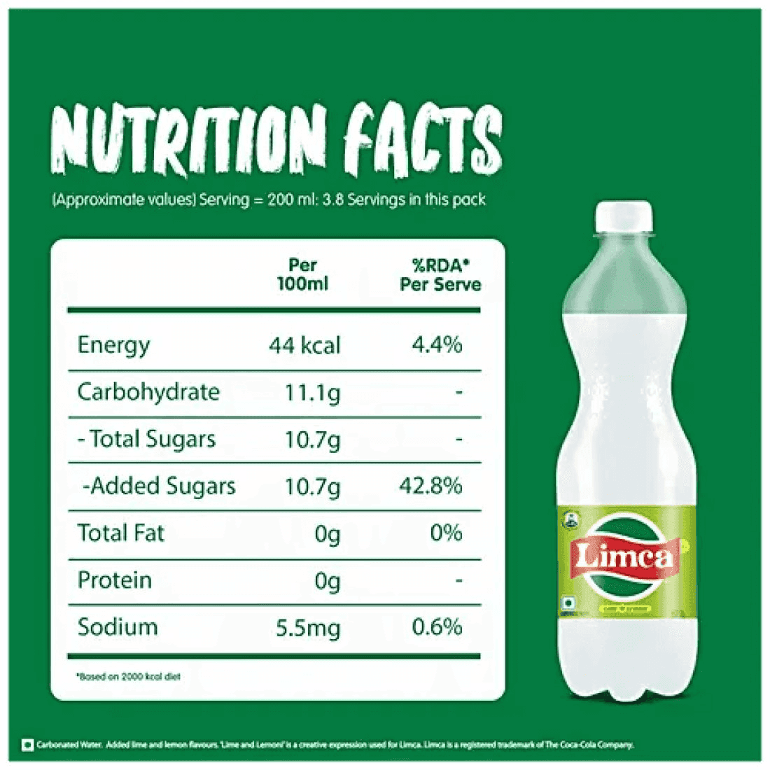 Limca Lime & Lemon 250ml