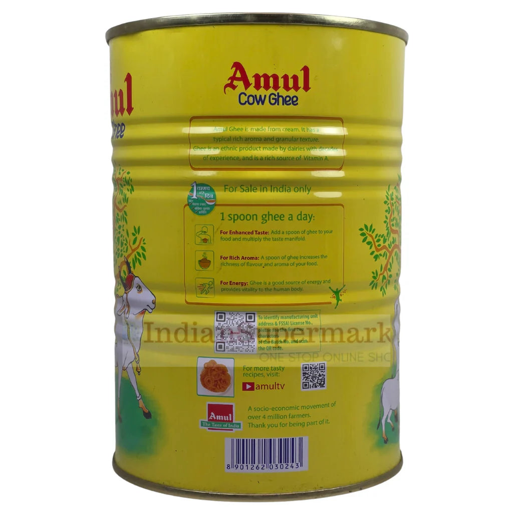 Amul Cow Ghee (Yellow Tin)