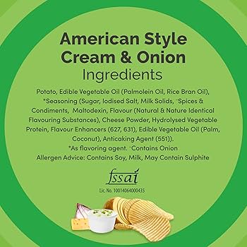 Lays American Style Cream & Onion