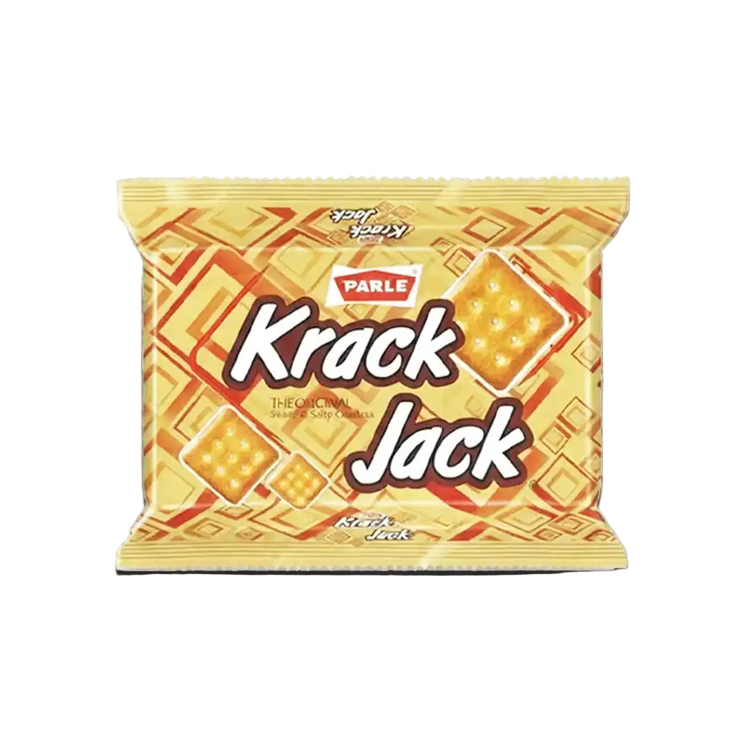 Parle Krack Jack packet on a white background