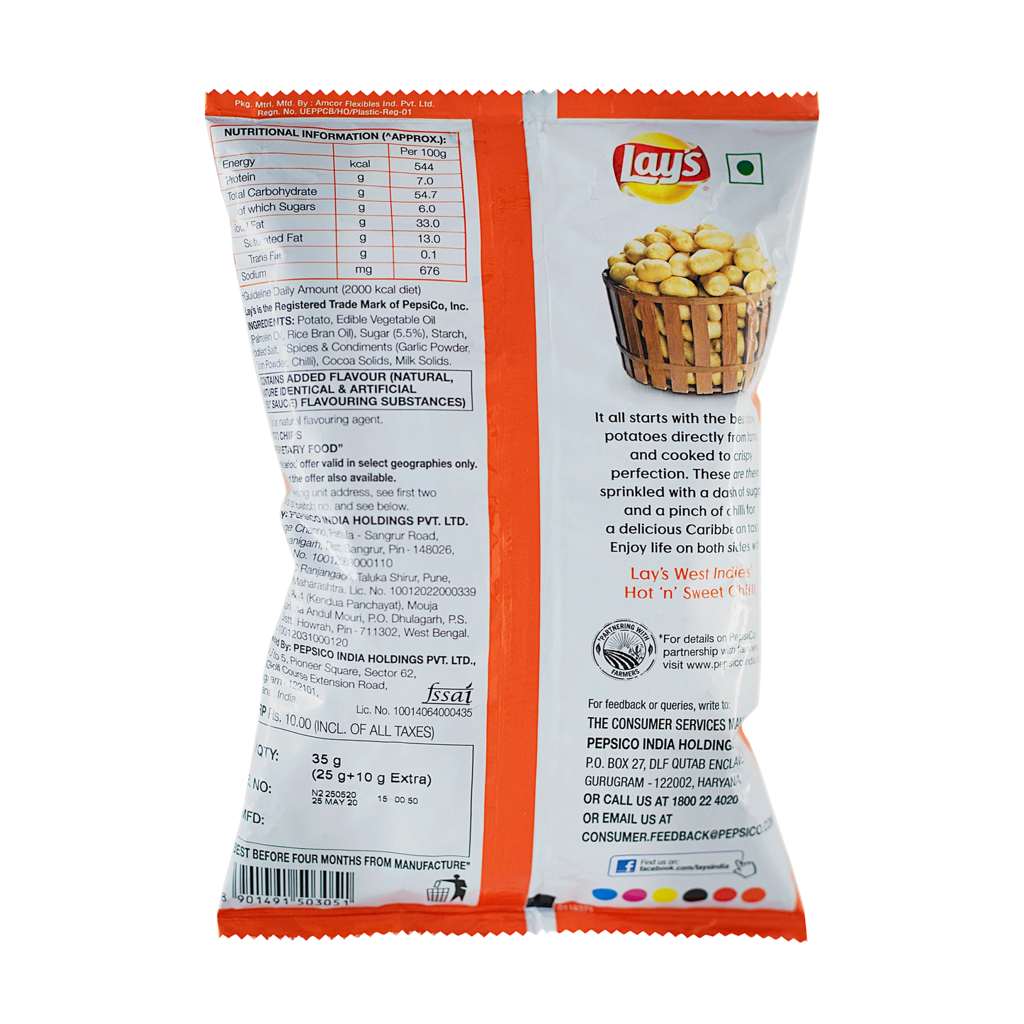 Lays West Indies' Hot 'n' Sweet Chilli