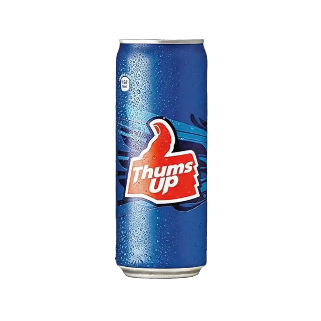 Can of Thums Up Energy Drink 300ml with white background